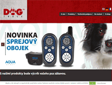 Tablet Screenshot of dogtrace.com